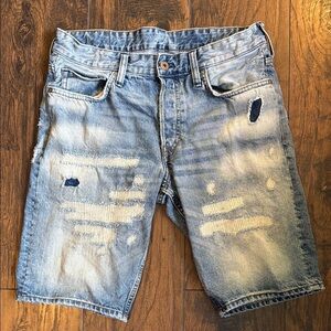 & Denim H&M Distressed Shorts size 32 (D10)